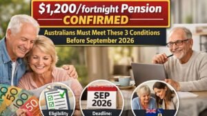 $1,200/Fortnight Pension CONFIRMED — Australians Must Meet These 3 Conditions Before September 2026