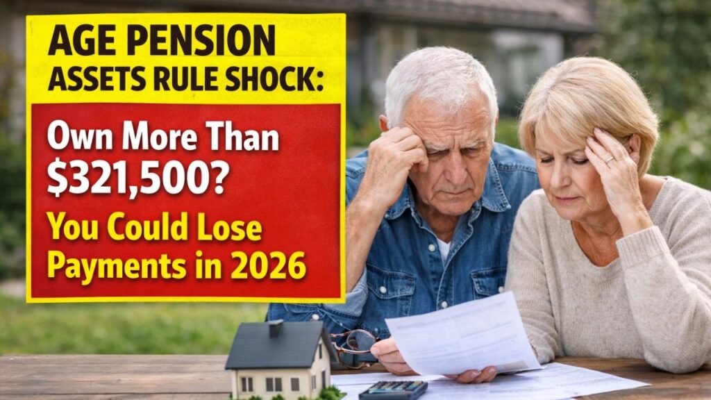 Age Pension Assets Rule 2026: How the $321,500 Threshold Could Affect Your Retirement Income