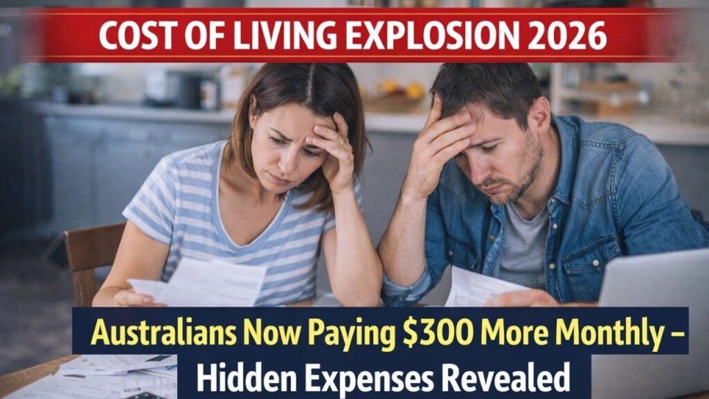 Cost of Living Explosion 2026: Australians Now Paying $300 More Monthly – Hidden Expenses Revealed